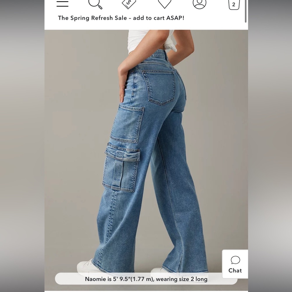 NWT American Eagle Cargo Jeans